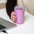 EcoLife Ανοξείδωτο Ποτήρι Θερμός Pure Purple 360ml