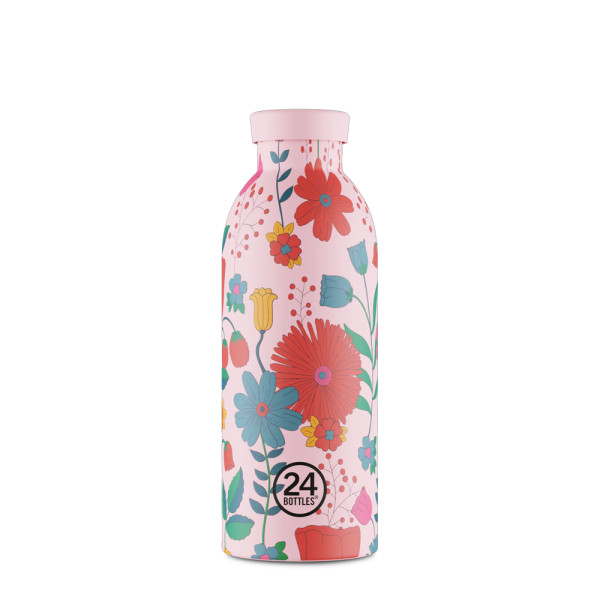 24Bottles Clima Bottle Ανοξείδωτο Μπουκάλι Θερμός 0.50lt (Bloom Bloom Pink)