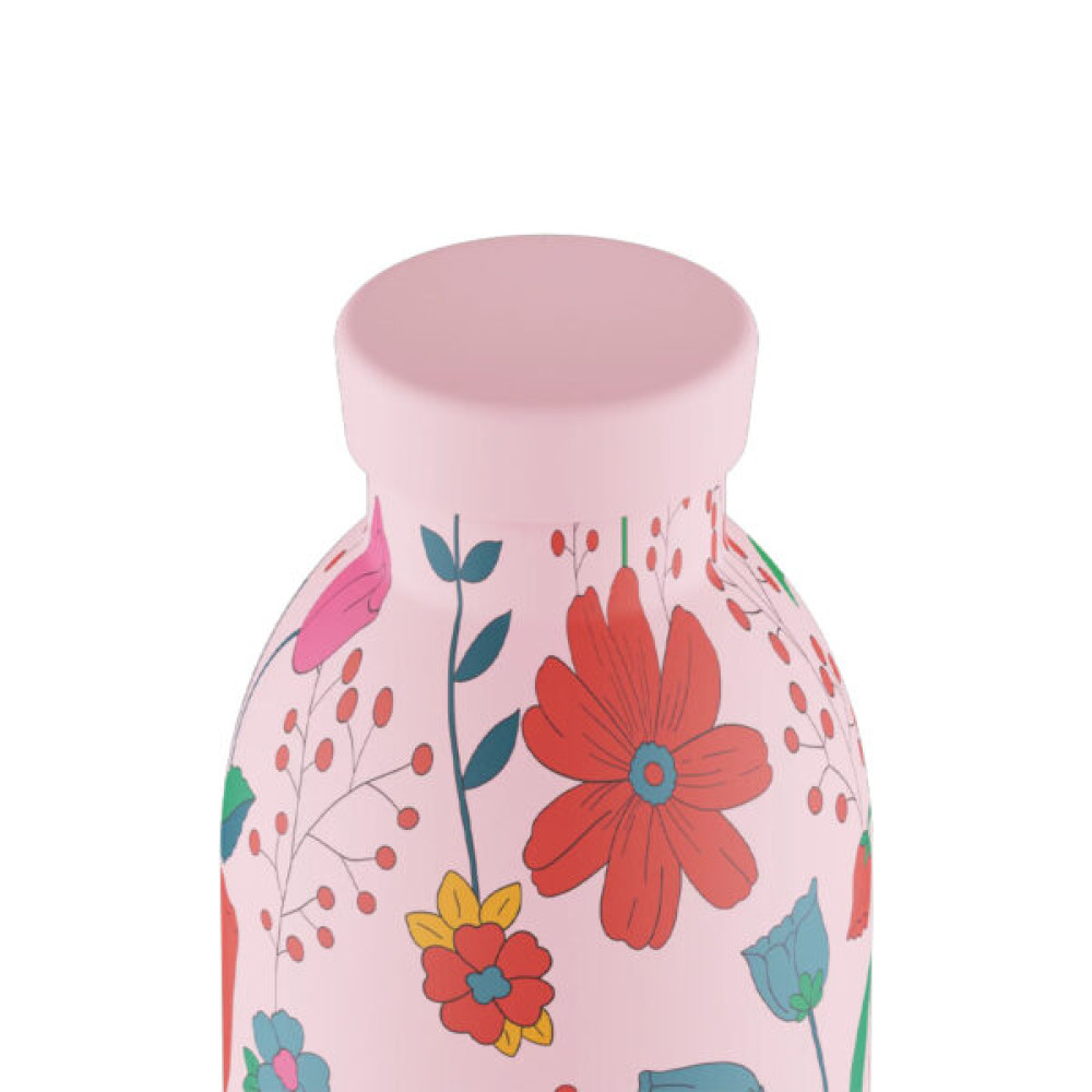 24Bottles Clima Bottle Ανοξείδωτο Μπουκάλι Θερμός 0.50lt (Bloom Bloom Pink)