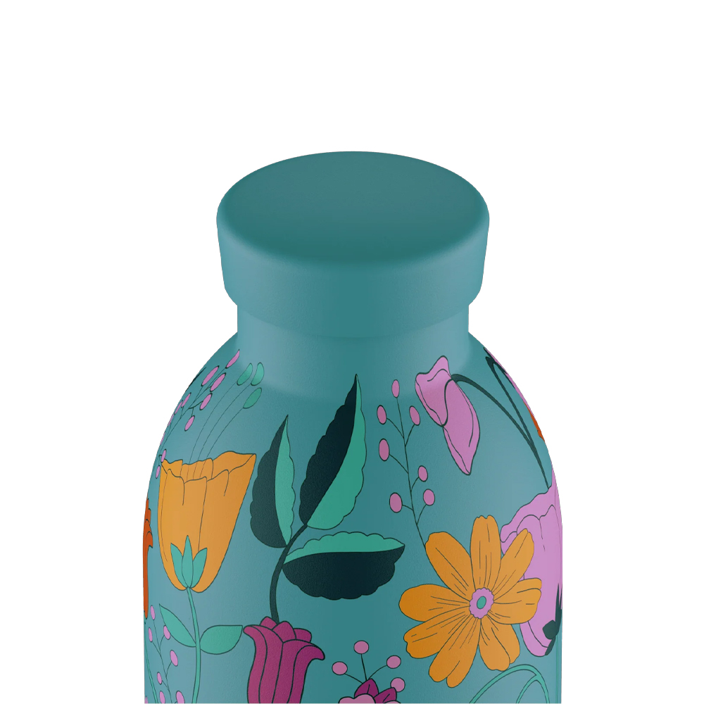 24Bottles Clima Bottle Ανοξείδωτο Μπουκάλι Θερμός 0.50lt (Bloom Bloom Green)
