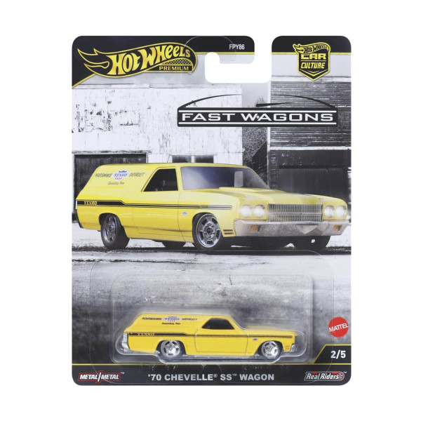 Mattel Hot Wheels Premium Car Culture: Fast Wagons - '70 Chevelle SS Wagon (JBK67)