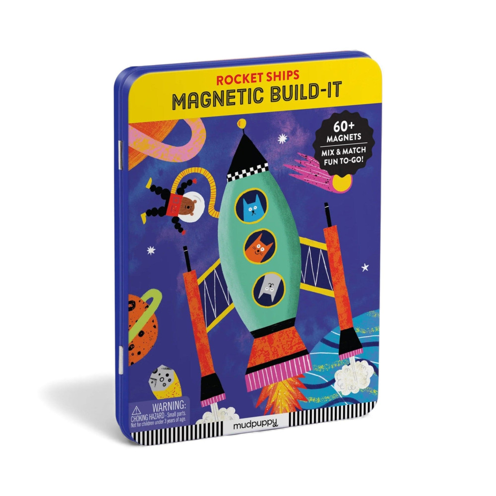 Mudpuppy Μαγνητικό παιχνίδι σύνθεσης Πύραυλοι
