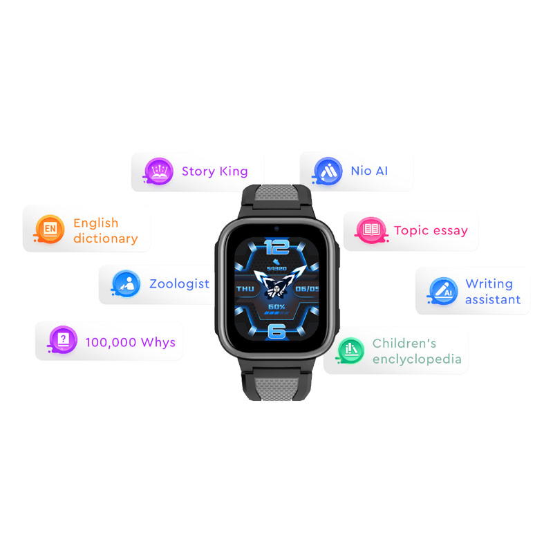 Kiddoboo x Lagenio WatchMe AI K10 4G (Black)
