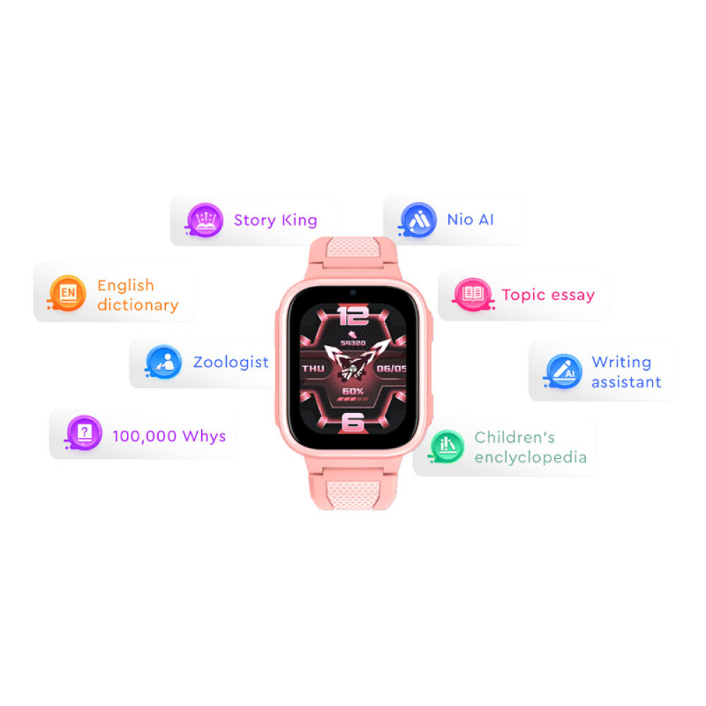 Kiddoboo x Lagenio WatchMe AI K10 4G (Pink)