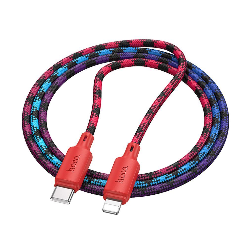 Hoco X116 Καλώδιο Type-C σε Lightning PD 27W 1m (Gradient Purple)