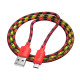 Hoco X116 Καλώδιο USB-A σε Micro-USB  2,4A 1m (Gradient Red)