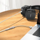 Hoco UPA32D Adapter AUX USB-A (male) σε Jack 3,5 mm (female)