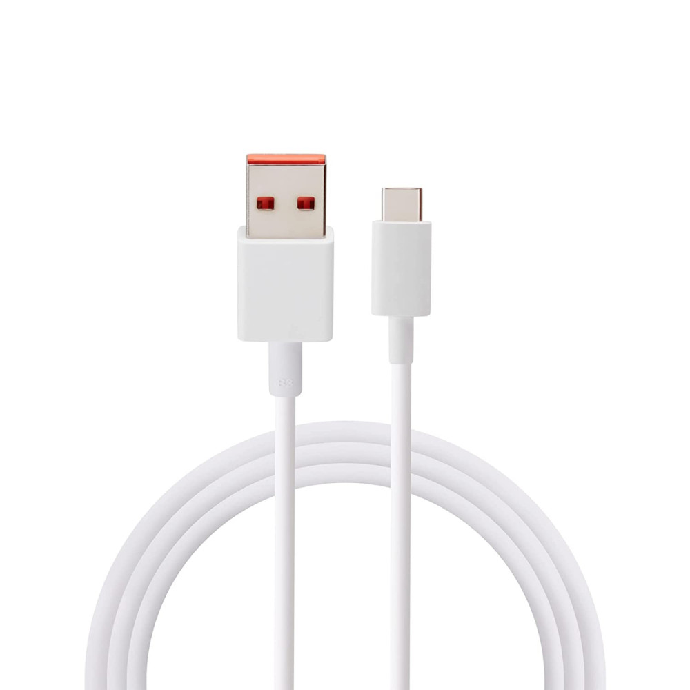 Xiaomi καλώδιο USB-A σε Type-C 6A 1m (Λευκό)