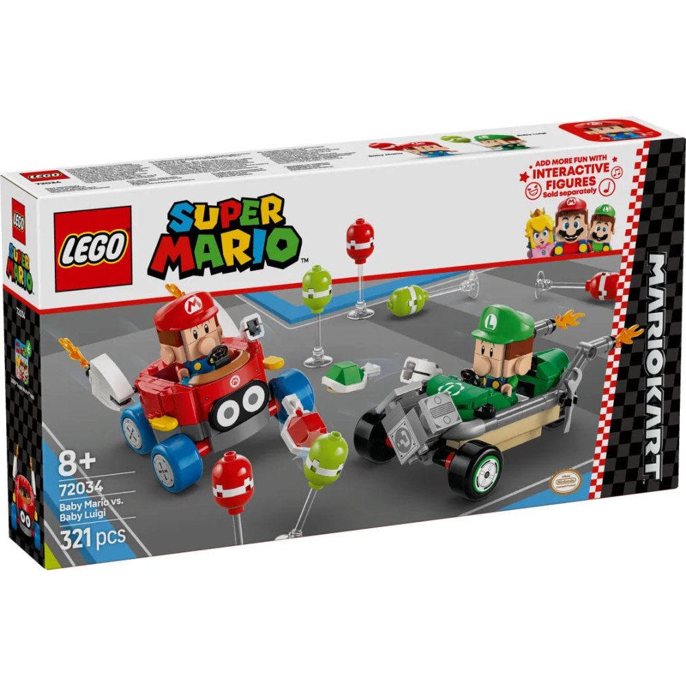 LEGO Super Mario Kart-Baby Mario vs. Baby Luigi (72034)