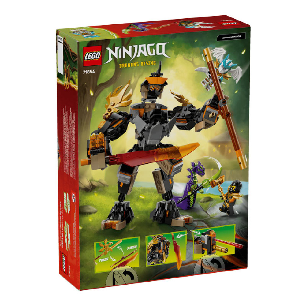 LEGO Ninjago Cole's Mission Mech & Dragon Zane (71854)