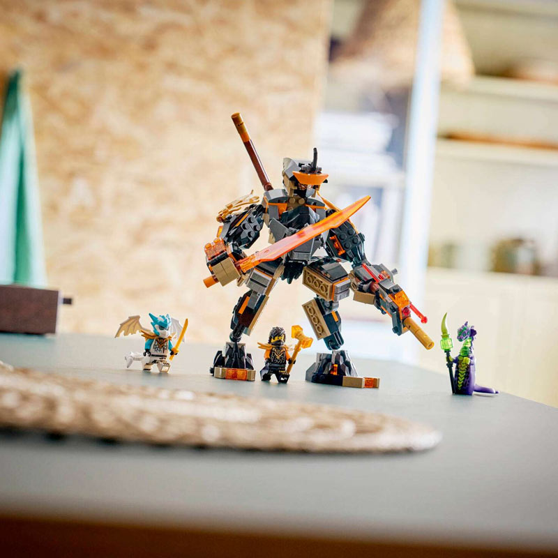 LEGO Ninjago Cole's Mission Mech & Dragon Zane (71854)