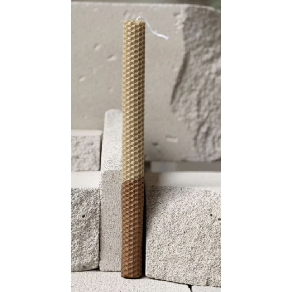 OKU Creations Λαμπάδα από Φυσικό Μελισσοκέρι Lotus