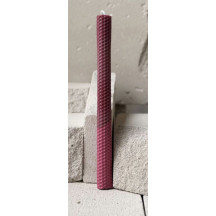 OKU Creations Λαμπάδα από Φυσικό Μελισσοκέρι Magenta
