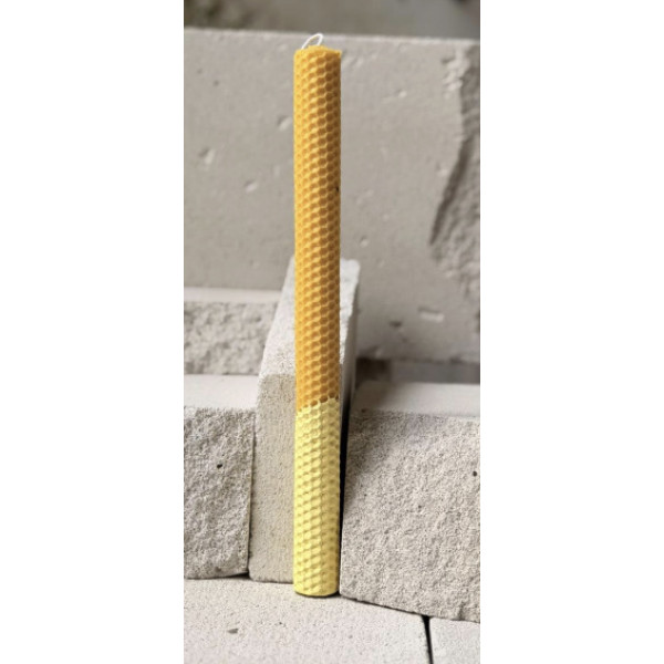 OKU Creations Λαμπάδα από Φυσικό Μελισσοκέρι Banana