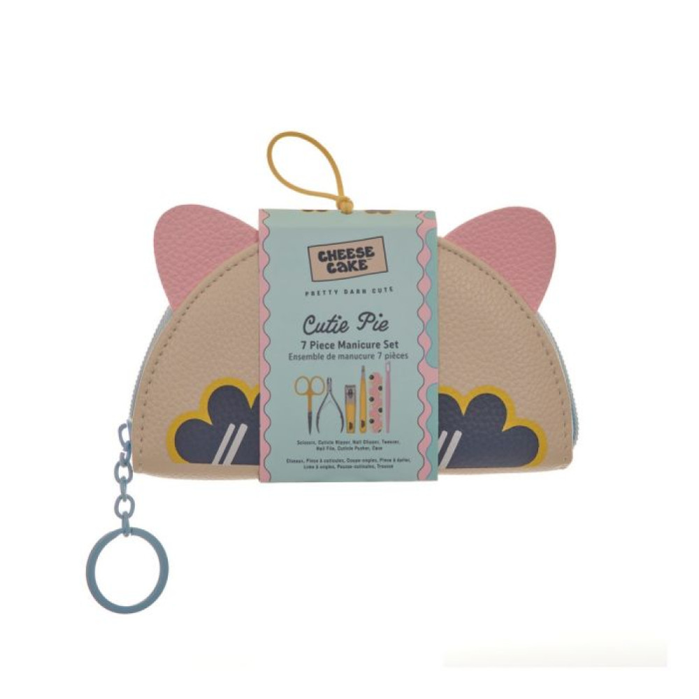Cheesecake Σετ Mανικιούρ 6 τμχ σε Θήκη με Σχήμα Γάτας- By Upper Canada
