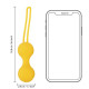 Shots - 3 Κολπικές Thumping Kegel Balls Σιλικόνης - Lemonade Yellow