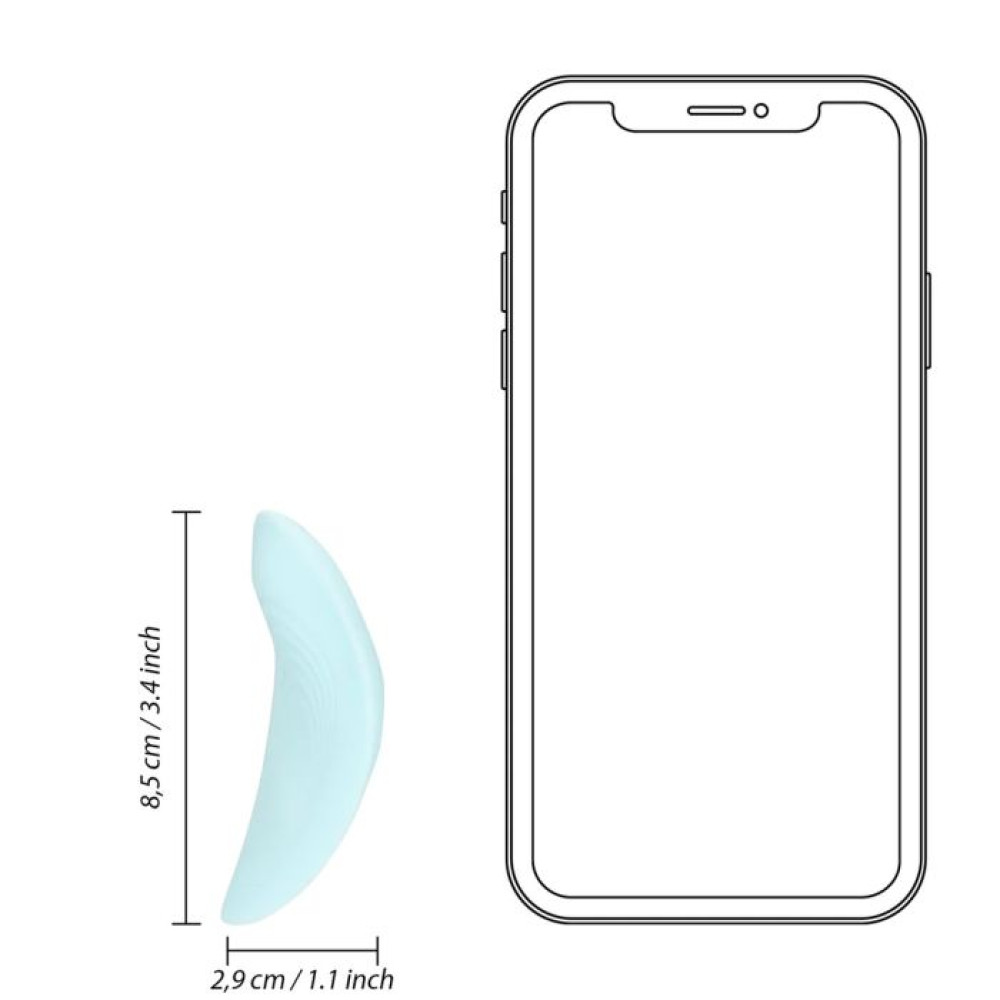 Shots - Δονητής Εσώρουχου με Ασύρματο Χειριστήριο - Arctic Blue