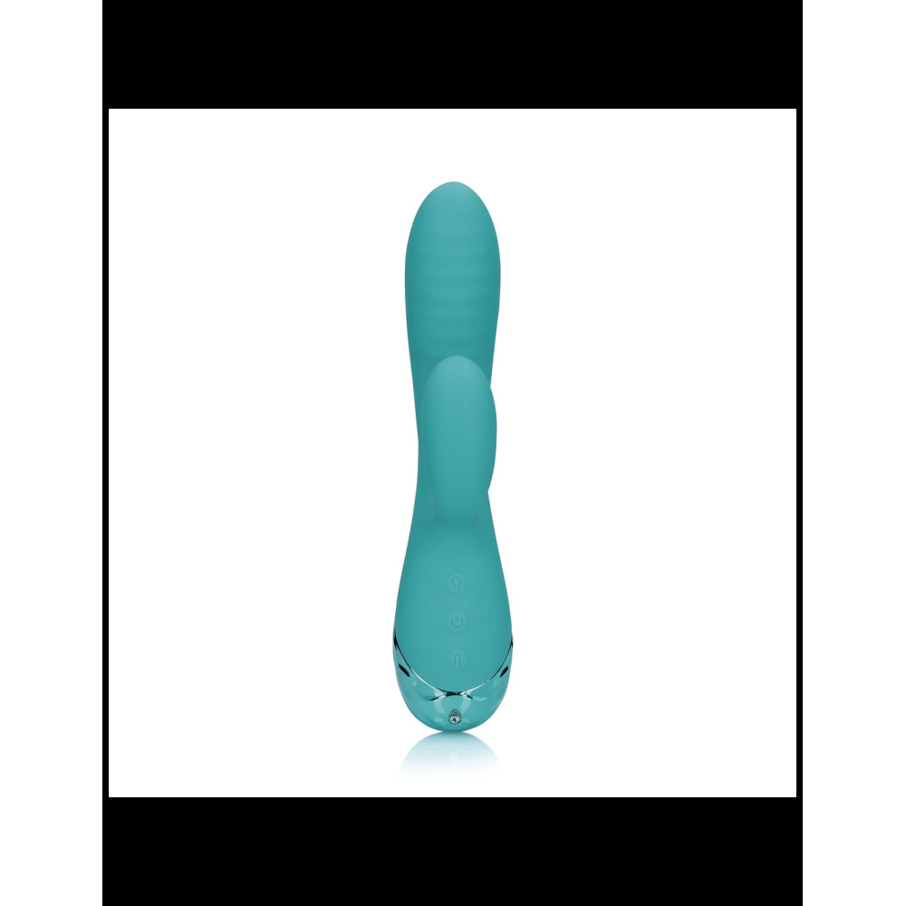 Shots - Rabbit Δονητής Που Φουσκώνει - Peacock Blue