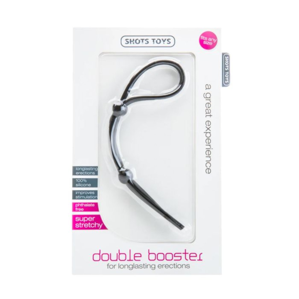 Shots - Ρυθμιζόμενο Δαχτυλίδι Πέους - Double Booster