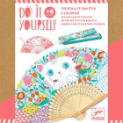 Djeco DIY Φτιάχνω & Χρωματίζω Βεντάλια και Θήκη Γατούλα