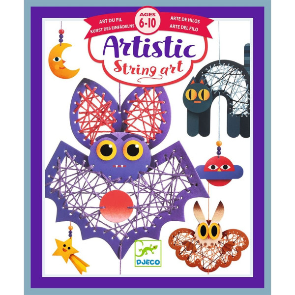 Djeco Artistic Δημιουργώ με Κλωστές "Νυχτερίδα"