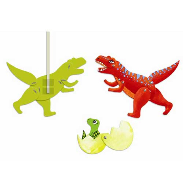 Djeco Κατασκευάζω Mαριονέτες Δεινόσαυροι