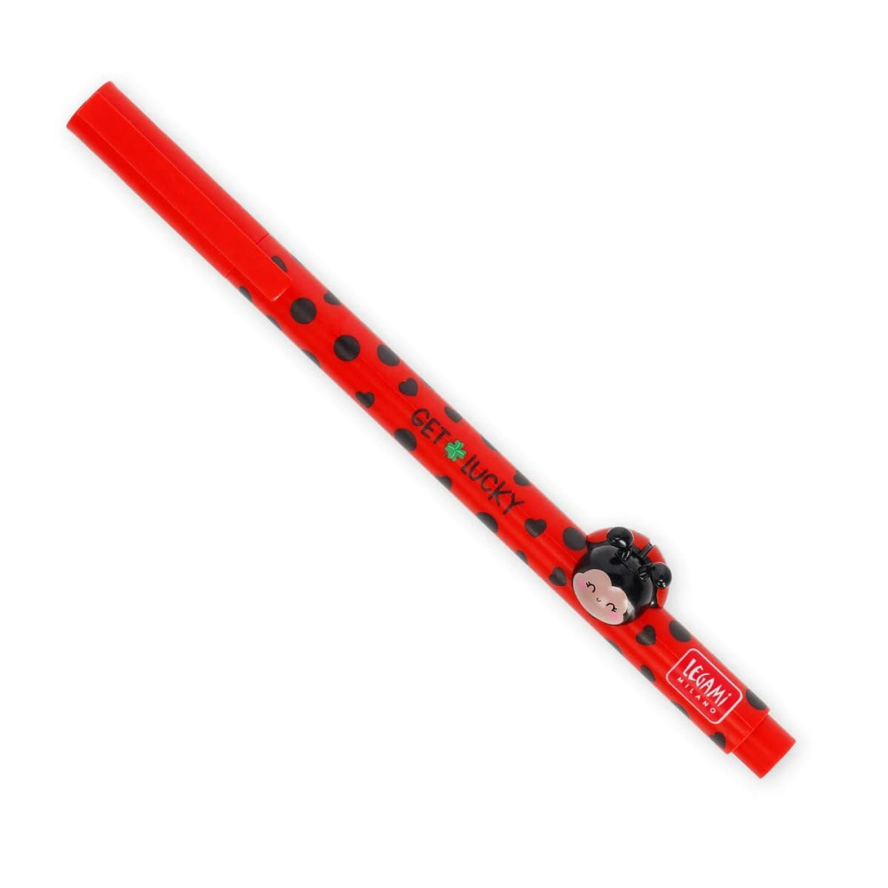 Legami CPP0027 Gel Pen Lovely Friends - "Get Lucky" Ladybug