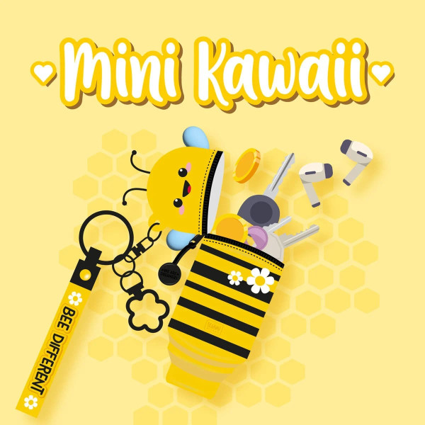 Legami ΜΚΑW0005 Τσαντάκι για Κέρματα με Μπρελόκ - Μini Kawaii - Bee