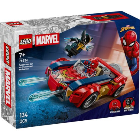 LEGO Super Heroes Spider-Man Car vs. Venomized Wolverine (76336)
