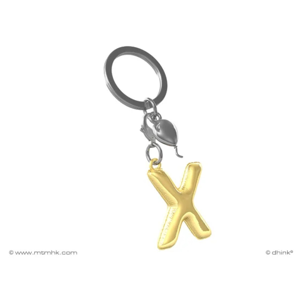 Meta[l]morphose Μπρελόκ με αρχικό X