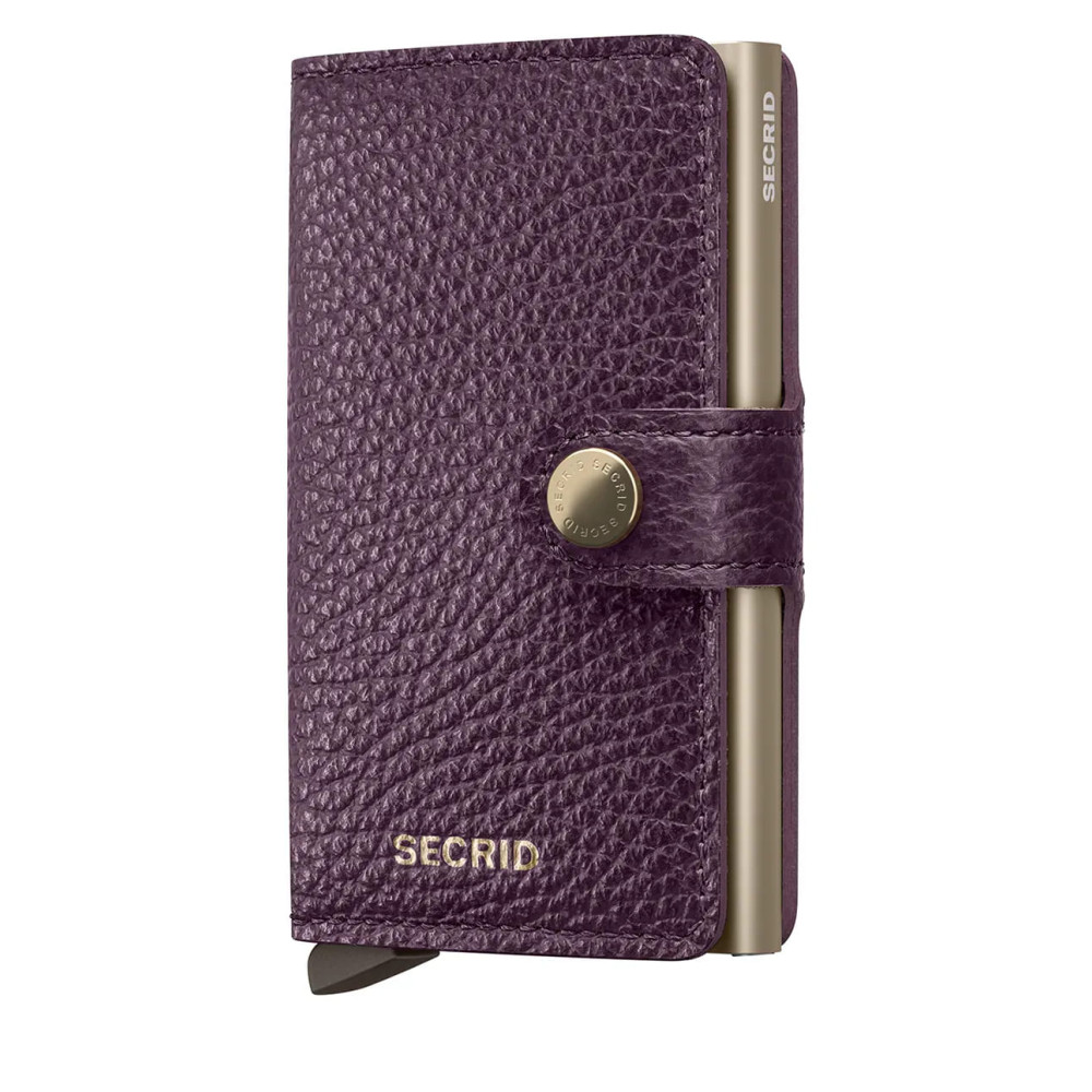 Secrid Miniwallet Πορτοφόλι Pebble (Grape)