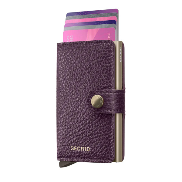 Secrid Miniwallet Πορτοφόλι Pebble (Grape)