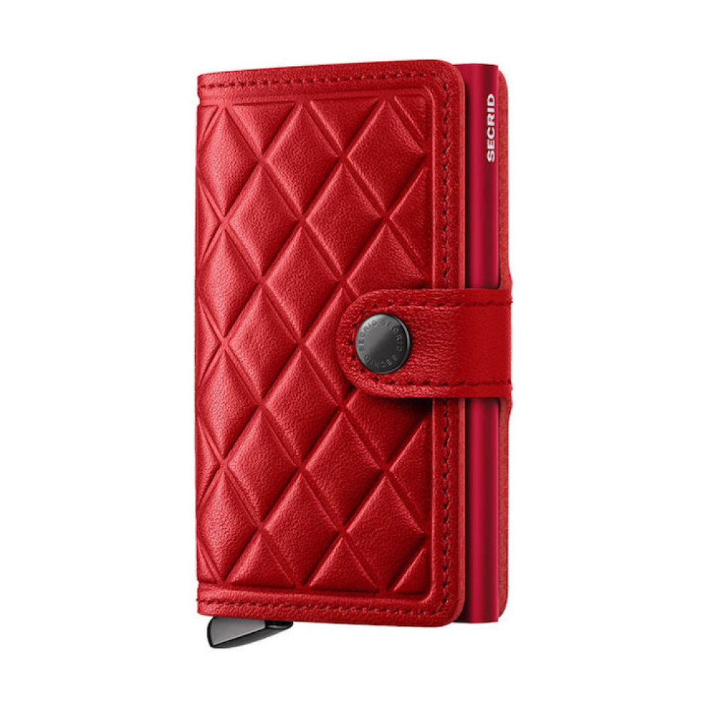 Secrid Premium Miniwallet+ Πορτοφόλι Emboss Diamond (Red)