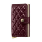 Secrid Premium Miniwallet+ Πορτοφόλι Emboss Diamond (Bordeaux)