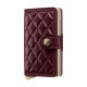 Secrid Premium Miniwallet+ Πορτοφόλι Emboss Diamond (Bordeaux)