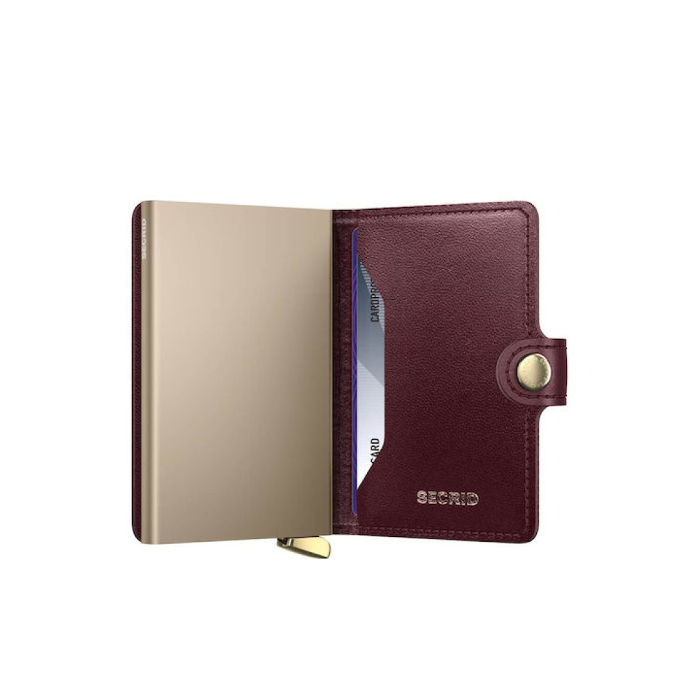 Secrid Premium Miniwallet+ Πορτοφόλι Emboss Diamond (Bordeaux)