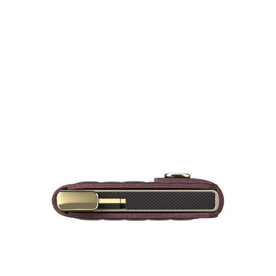 Secrid Premium Miniwallet+ Πορτοφόλι Emboss Diamond (Bordeaux)