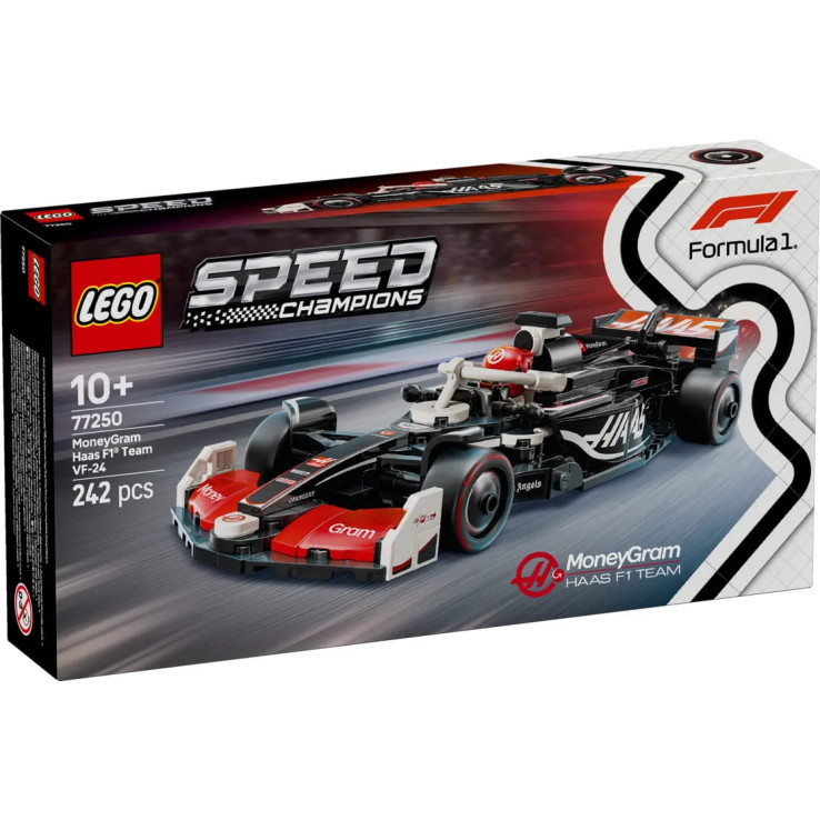 LEGO Speed Champions Moneygram Haas F1 Team VF-24 Race Car (77250)