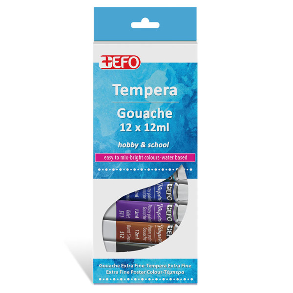 +Efo Τέμπερες 12 Χρώματα 12ml