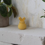 OKU Creations Bunny τσιμεντένιο χειροποίητο δοχείο κίτρινο 50g