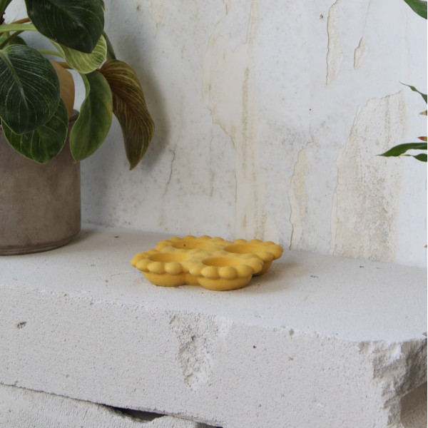 OKU Creations Αυγοθήκη 4 θέσεων Kίτρινη