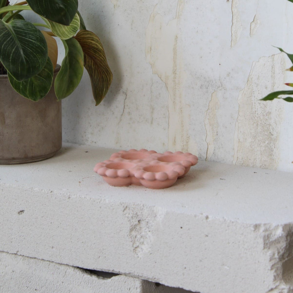 OKU Creations Αυγοθήκη 4 θέσεων Ροζ