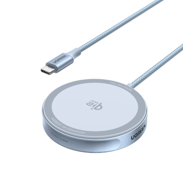 UGreen W753/55959 Ασύρματος Φορτιστής 25W Qi2 Magnetic (Γκρι)