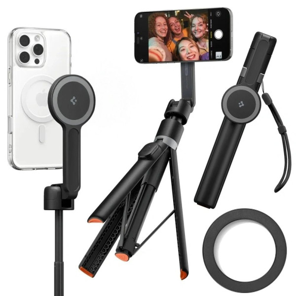 Spigen S581W Tripod Selfie Stick (Mag Fit+) για smartphone (Μαύρο) 