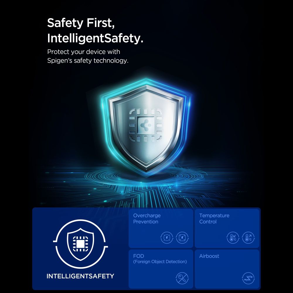 Spigen EF323MQ 3IN1 Foldable Wireless Qi2.2 25W Charger Stand (Mag Fit)
