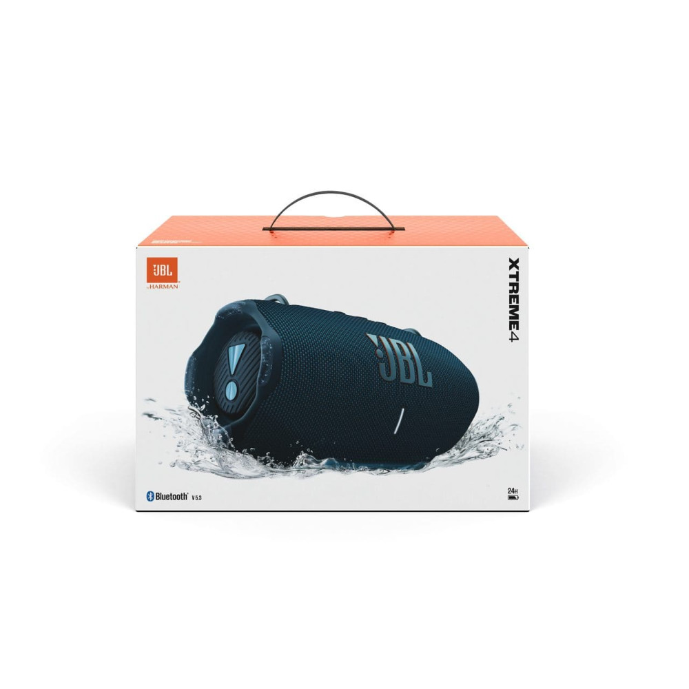 JBL Xtreme 4, Bluetooth Speaker, Water/Dust proof IP67, Carry Strap, No Power Supply (Blue)