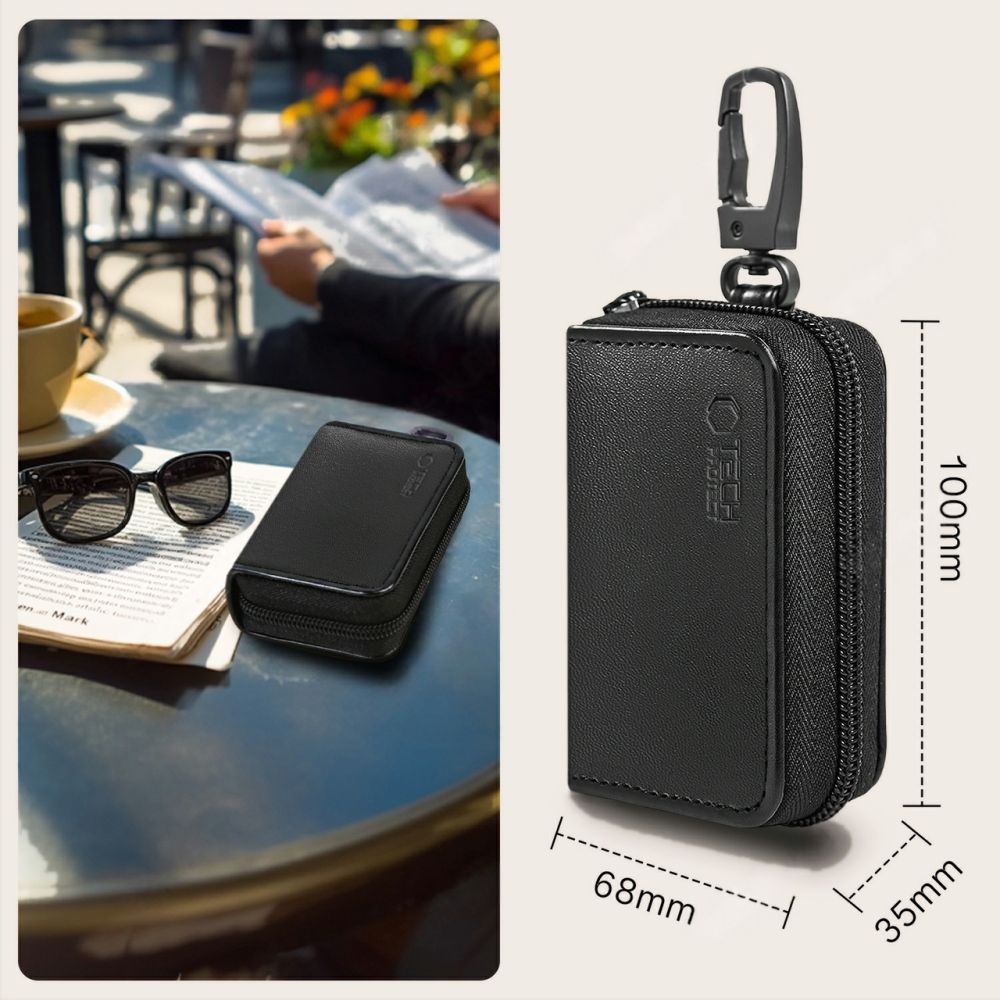 Tech-Protect KLR300 Θήκη Προστασίας Κλειδιών Keyless RFID Signal Blocker Case (Μαύρο/Μαύρο)