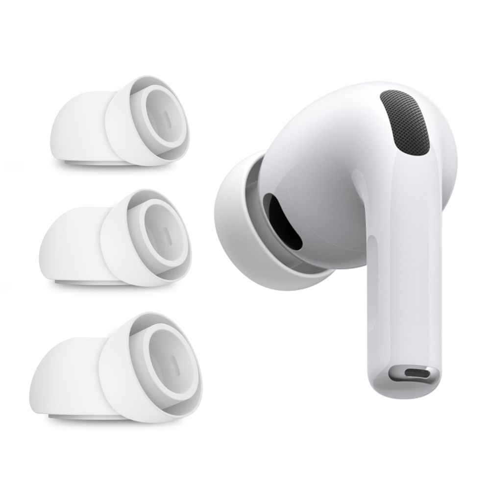 Tech-Protect Ear Tips 3-Pack για Apple AirPods Pro 3 (Λευκό)