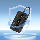 Tech-Protect PC3X6 Πολύπριζο 3 Θέσεων, 3 USB & 3 TYPE-C 2m (Μαύρο)