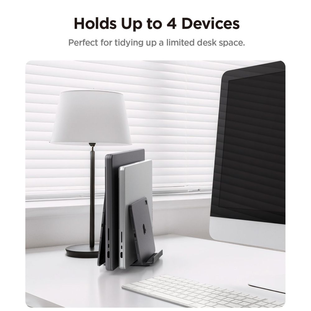 Spigen LD208S4 Κάθετη Βάση για Laptop / Macbook (SPACE GREY)